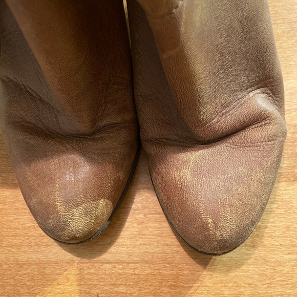 Slouchy leather boots - wide calf fit - Picture 3 of 6